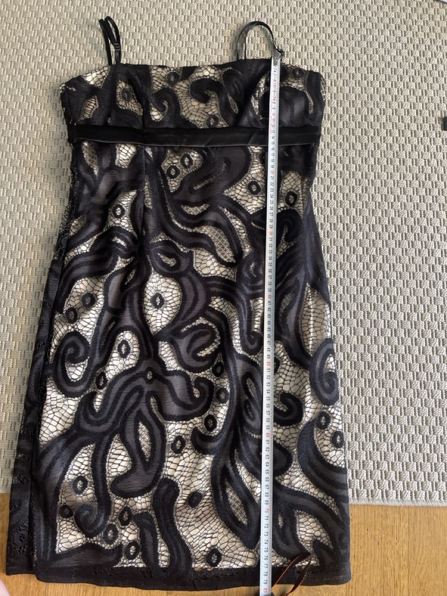 Vestiti: Kleid schwarz-gold, Spitze, 40 – Usato da Solothurn venduto da Bobesch08 8