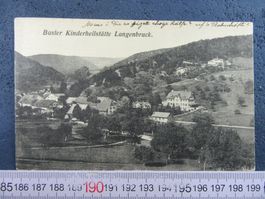 LANGENBRUCK BASLER KINDERHEILSTÄTTE 1912 AK BL