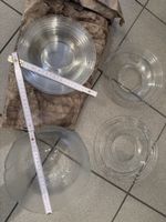 Glas Schüssel, 10 Glas-Salat oder Dessertteller