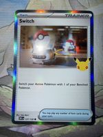 Pokemon Karte Switch 127/128 Celebrations Holo neu