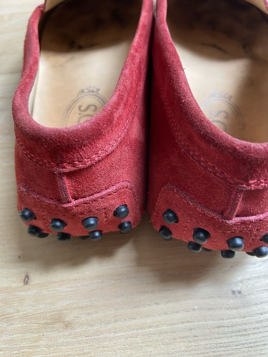 Tod'S Scarpe da donna: TOD'S Mokassins Rot Wildleder – Usato da Binningen venduto da Dodo21 3
