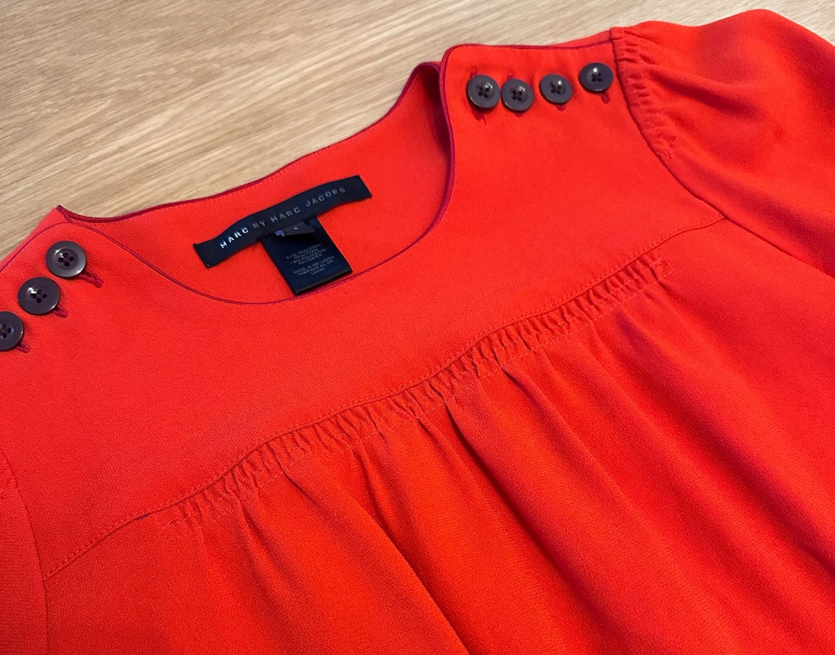 Marc Jacobs Chemisiers: Marc Jacobs Bluse Damen Rot Gr. 34/36/S – D'occasion à Zürich par boma.dr 5