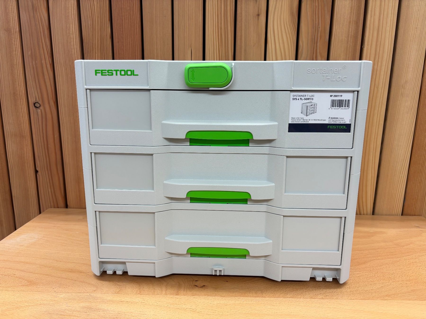 Festool Tutti gli attrezzi: FESTOOL Systainer SYS 4 TL-SORT/3 Schubladen Neuwertig – Nuovo (secondo la descrizione) da Winterthur venduto da ReUse_Baumarkt