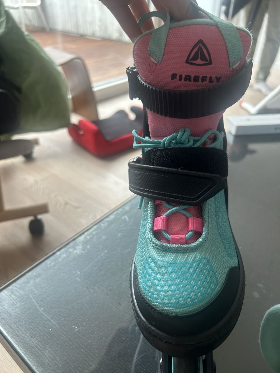 Pattini in linea & Pattini a rotelle: Rollers en ligne Firefly turquoise rose état correct – Usato da Oberwil BL venduto da audrey1515 2