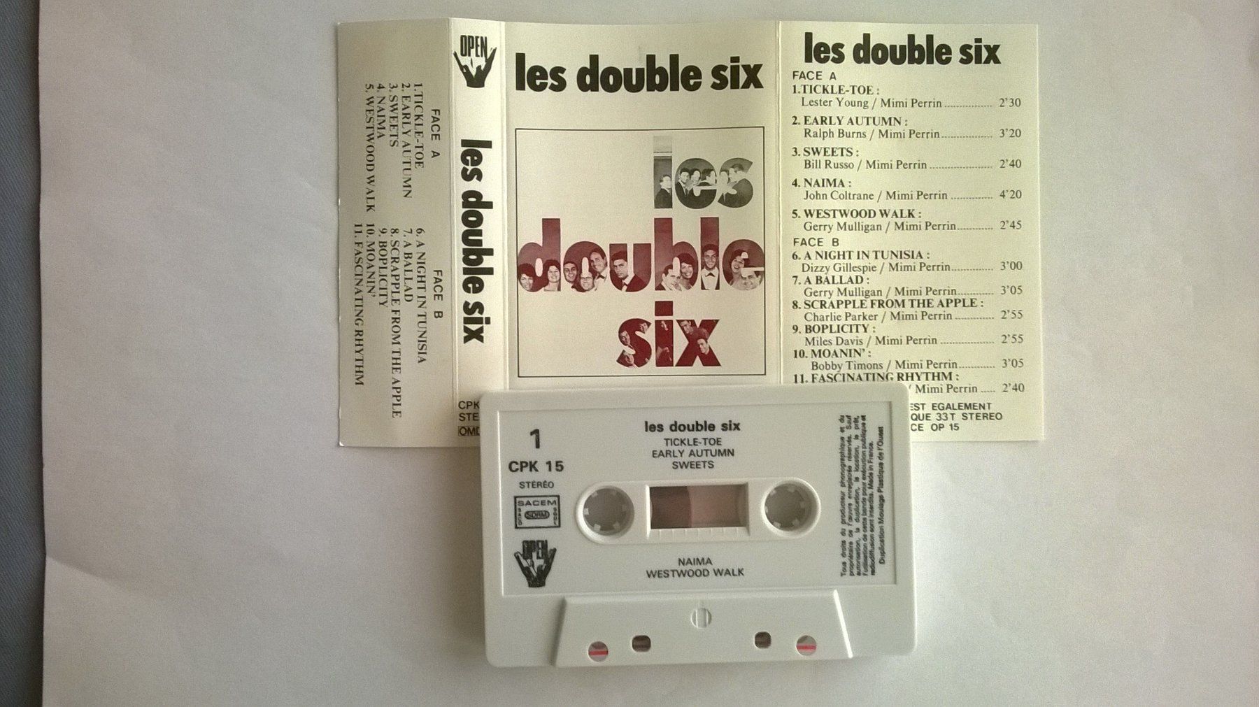 Musicassette: Cassette audio jazz Les Doubles Six – Usato da Fontainemelon venduto da cathare67 1
