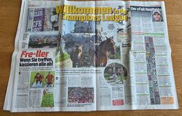 Blick 15.9.10 und Sportteil Blick 16.9.10. Clui - FC Basel