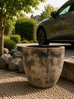 Großer Pflanztopf in Antik-Optik für Garten und Terrasse
