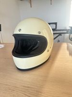 Retro Biltwell Integralhelm Gringo, weiss glänzend, M 