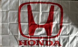 Fahne Honda Weiss CRX Type R CRV S2000 NSX e Integrad Japan