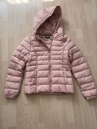 Only Steppjacke rosa mit Kapuze Grösse M