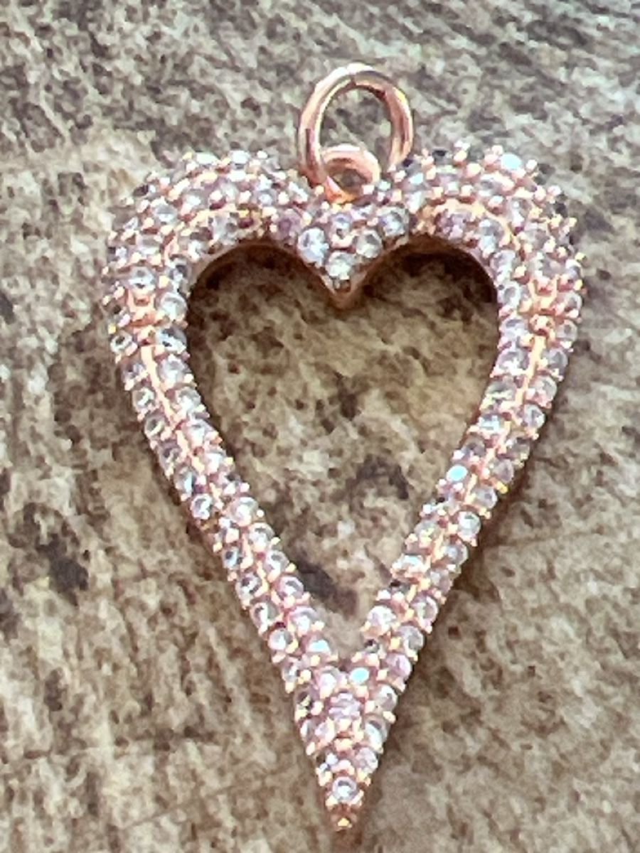 Anhänger: Herz Anhänger Roségoldfarben – Gebraucht aus Seon von Sunny-Schmuck78 2