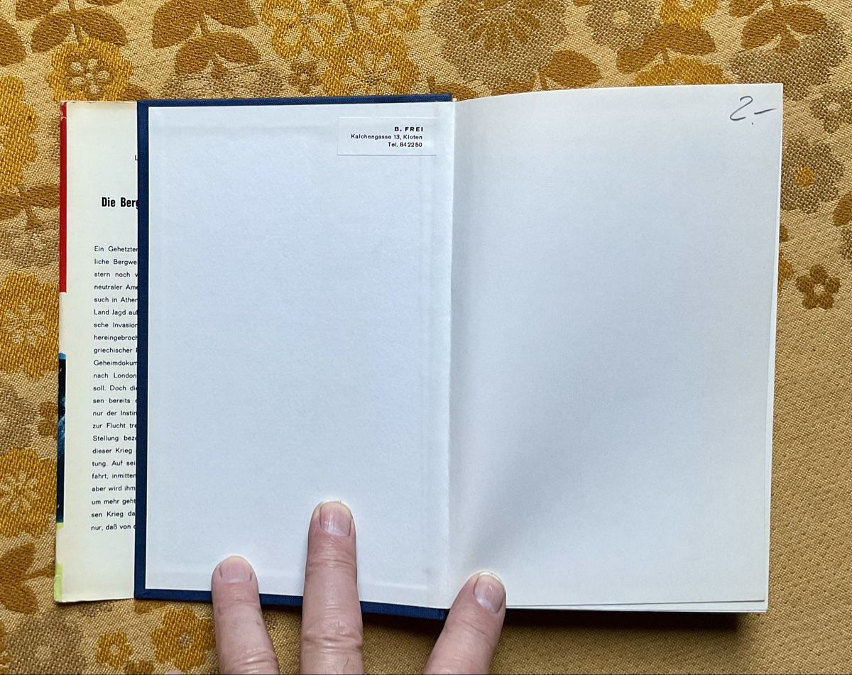 Libri: Buch Die Berge standen auf von 1963 – Usato da Endingen venduto da nathan05 3