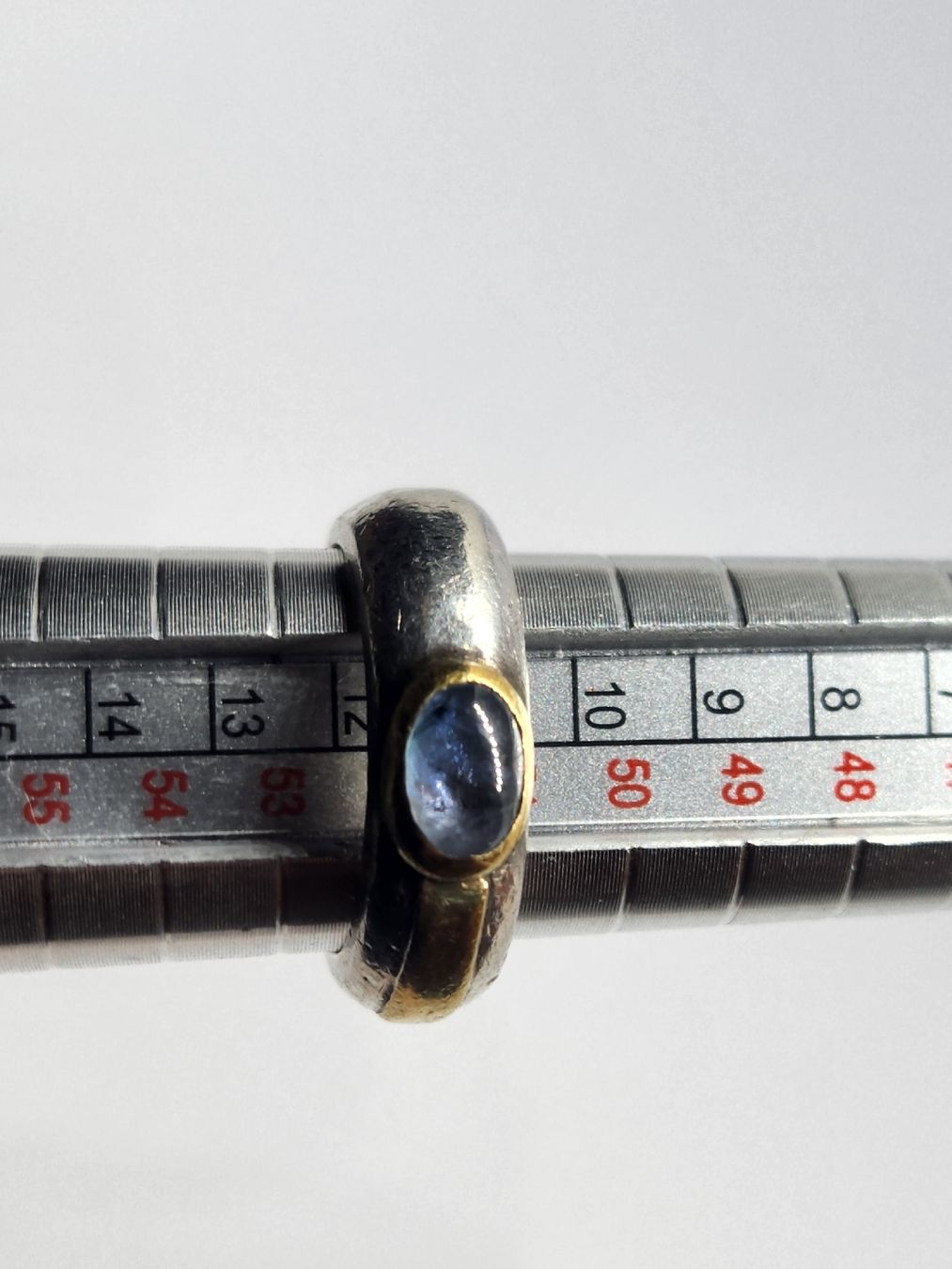 Ringe: Handgefertigter Silberring 925 mit blauem Saphir, Grösse 51 – Gebraucht aus St. Gallen von GIULESGG 5