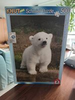 500er Teile Puzzle mit Eisbärmotiv