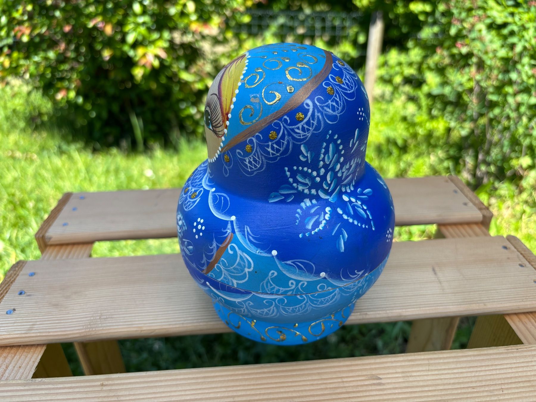Figurines: schöne bemalte Babuschka Figur – D'occasion à Feldbach par Olive1 3