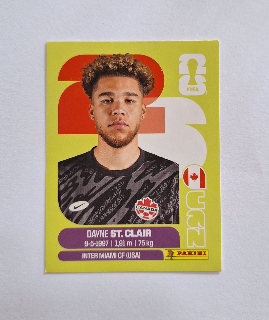 Panini Sammelbilder & Trading cards: Panini Dayne St. Clair CAN 2 – Neu (gemäss Beschreibung) aus Romanens von Crocette