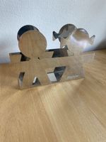 Alessi Girotondo Serviettenhalter, Briefhalter aus Metall