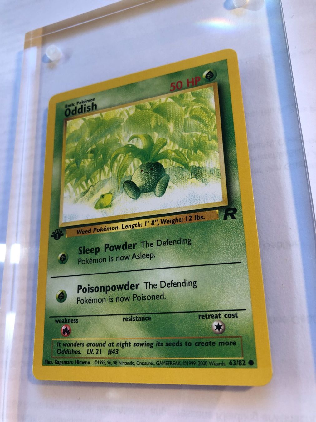 Sammelbilder & Trading cards: Oddish 1st Team Rocket - MINT - ab 1.- – Gebraucht aus Giubiasco von dan_pr8b 2