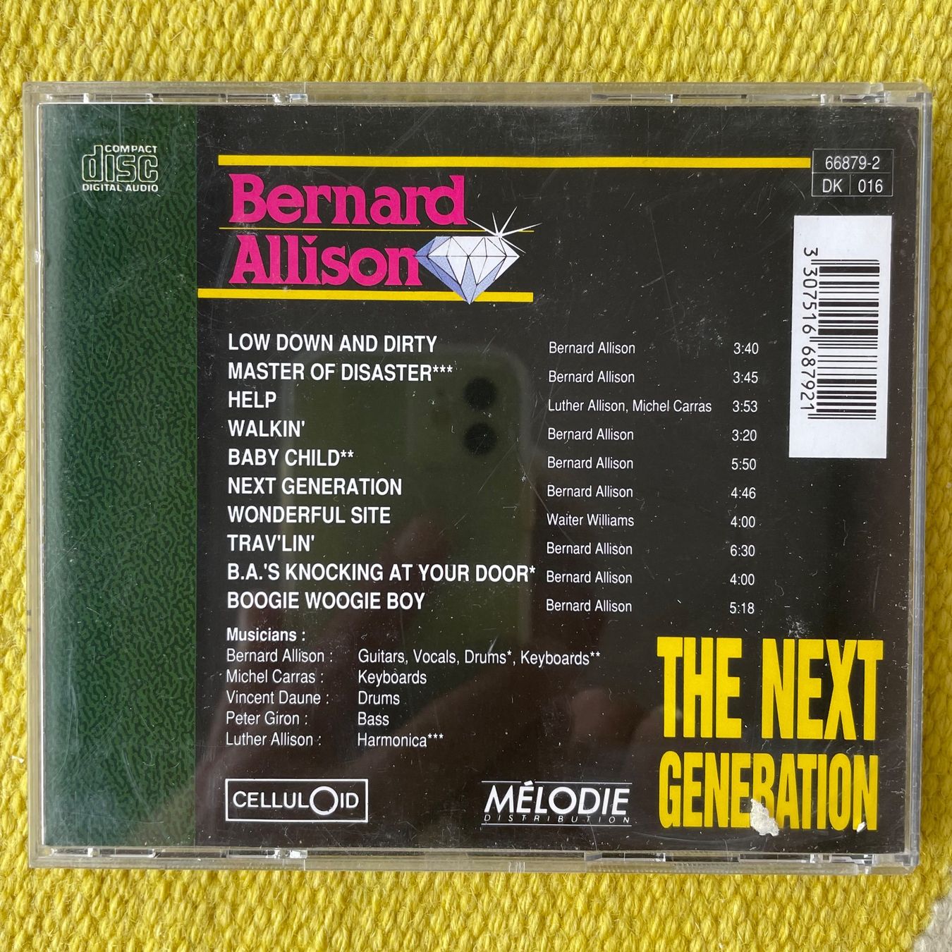 CD: BERNARD ALLISON-THE NEXT GENERATION – Usato da Rorschacherberg venduto da CD-Roli 1