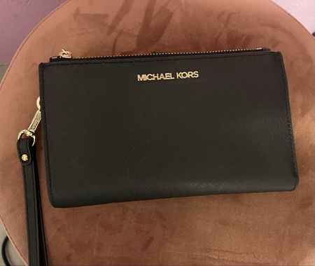 Portefeuille Michael Kors noir cuir bon état
