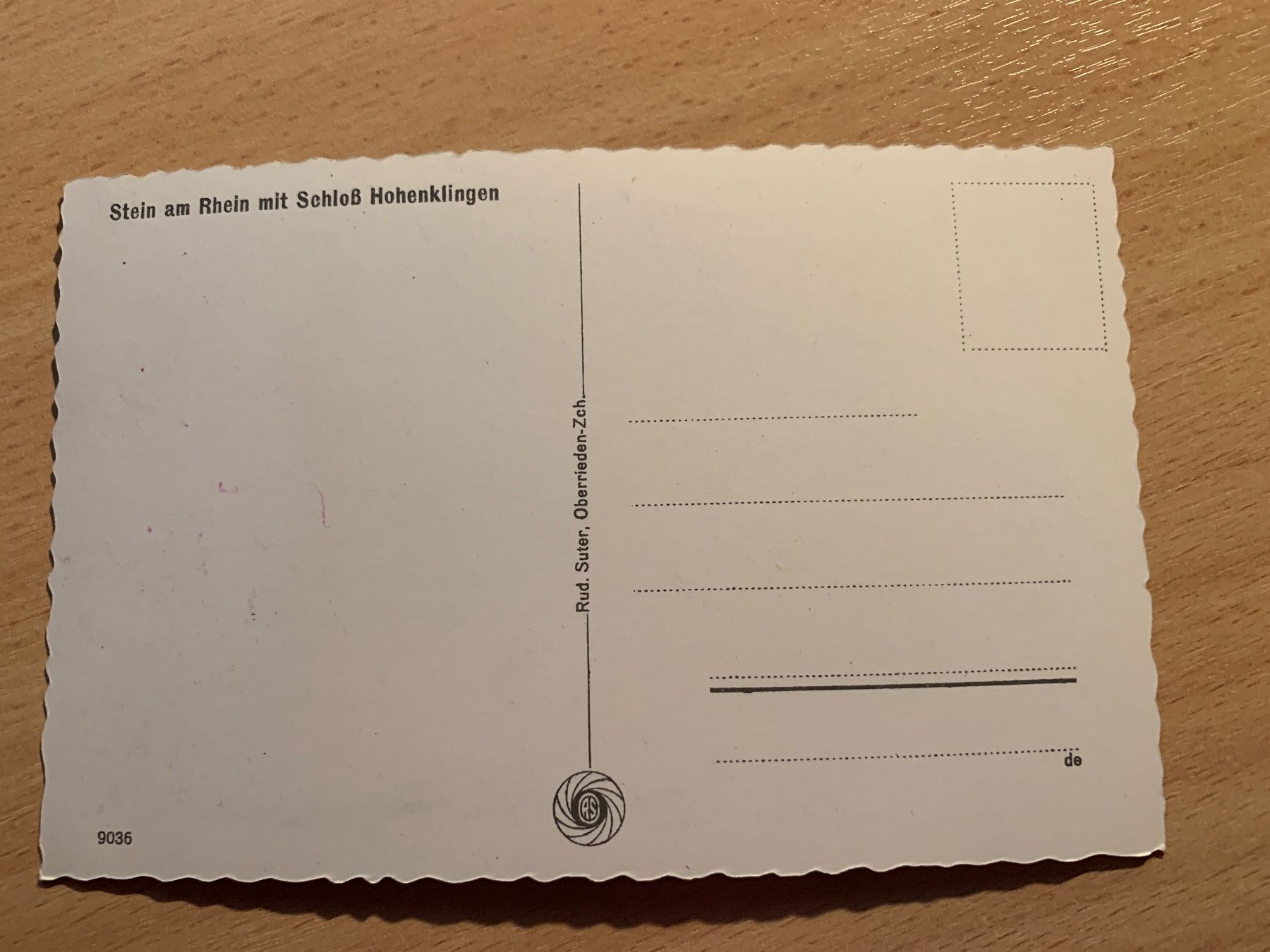 Cartoline postali: ANSICHTSKARTE STEIN AM RHEIN MIT SCHLOSS********** – Usato da Ibach venduto da lisch3 1