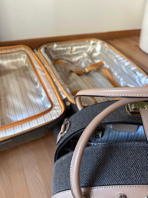 Samsonite Reisekoffer: Samsonite Koffer und Beautycase – Gebraucht aus Luzern von lrobert 1