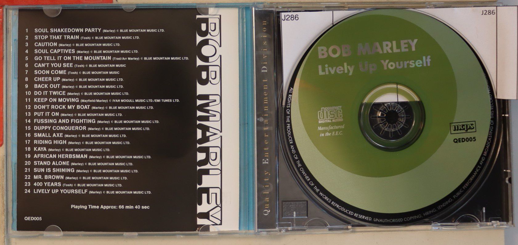 CDs: Bob Marley – Lively Up Yourself – D'occasion à Luzern par CONTENTI 1