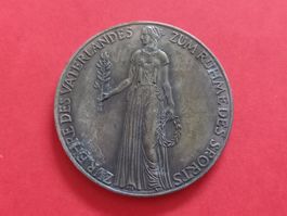 Medaille Olympische Spiele Berlin 1936, 21g versilbert