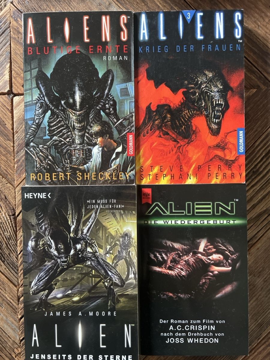 Libri: 4x ALIEN ALIENS, Horror, Science Fiction – Usato da Glattfelden venduto da Ak_5bL