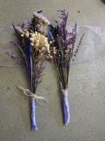 Trockenblumen mit Lavendel