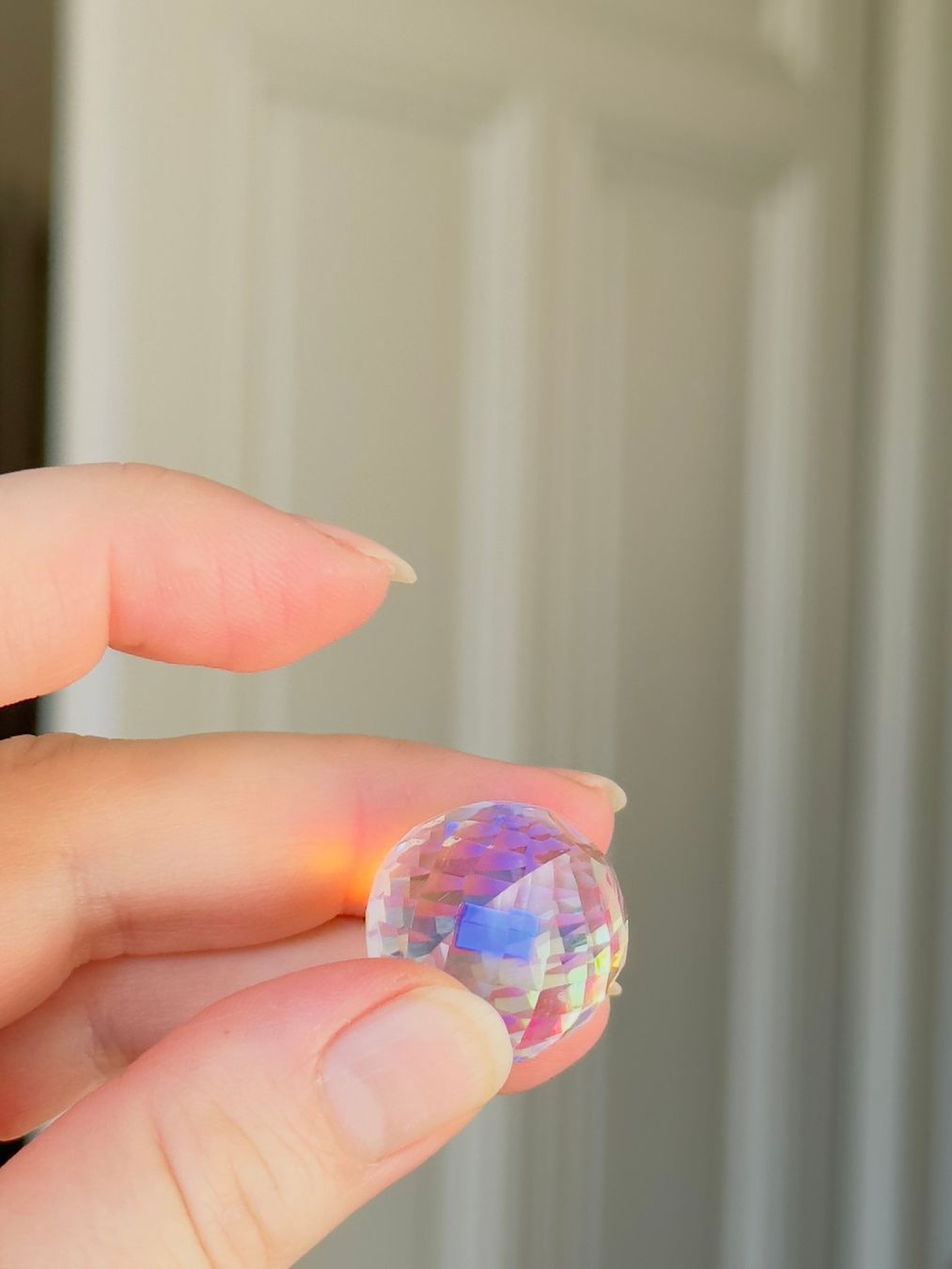 Pietre preziose: Rainbow Mystic 64,5ct Ball Shape Gemstone Certified – Nuovo e nell'imballaggio originale da Genève venduto da AWWA 3