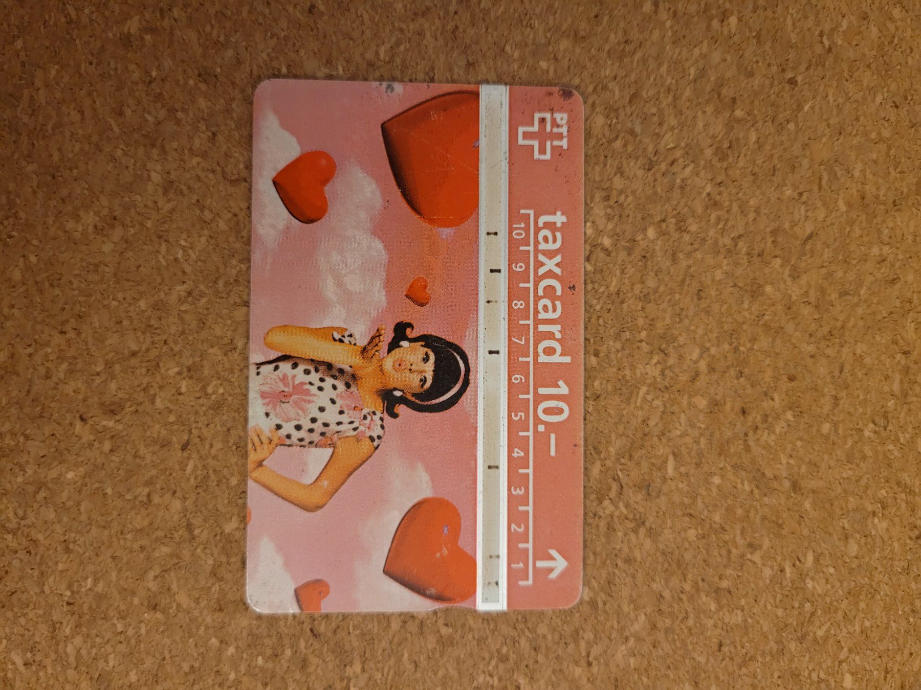 Telefon- & Taxkarten: Taxcard PTT Herz – Gebraucht aus Inwil von Flower2325