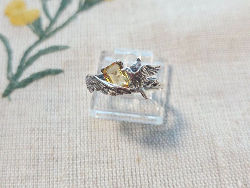 Anelli: NEW - S925 Citrine Ring (Adjustable) – Nuovo (secondo la descrizione) da Zürich venduto da cin_wcf6