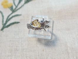 NEW - S925 Citrine Ring (Adjustable)