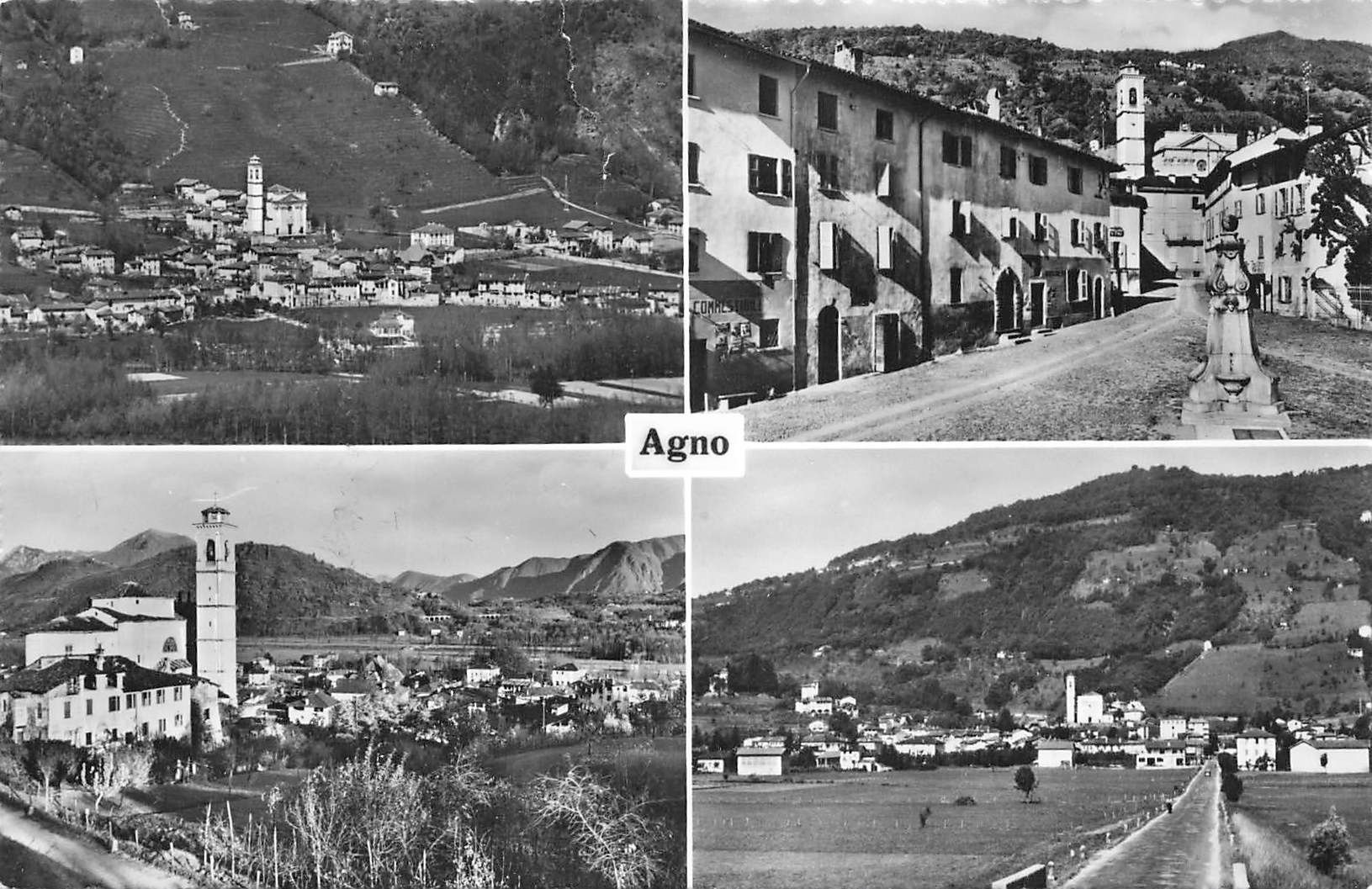 Cartoline postali: Agno – Usato da Biasca venduto da Blenio71