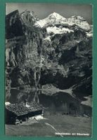 Oeschinensee mit Blüemlisalp, 1961, gelaufen