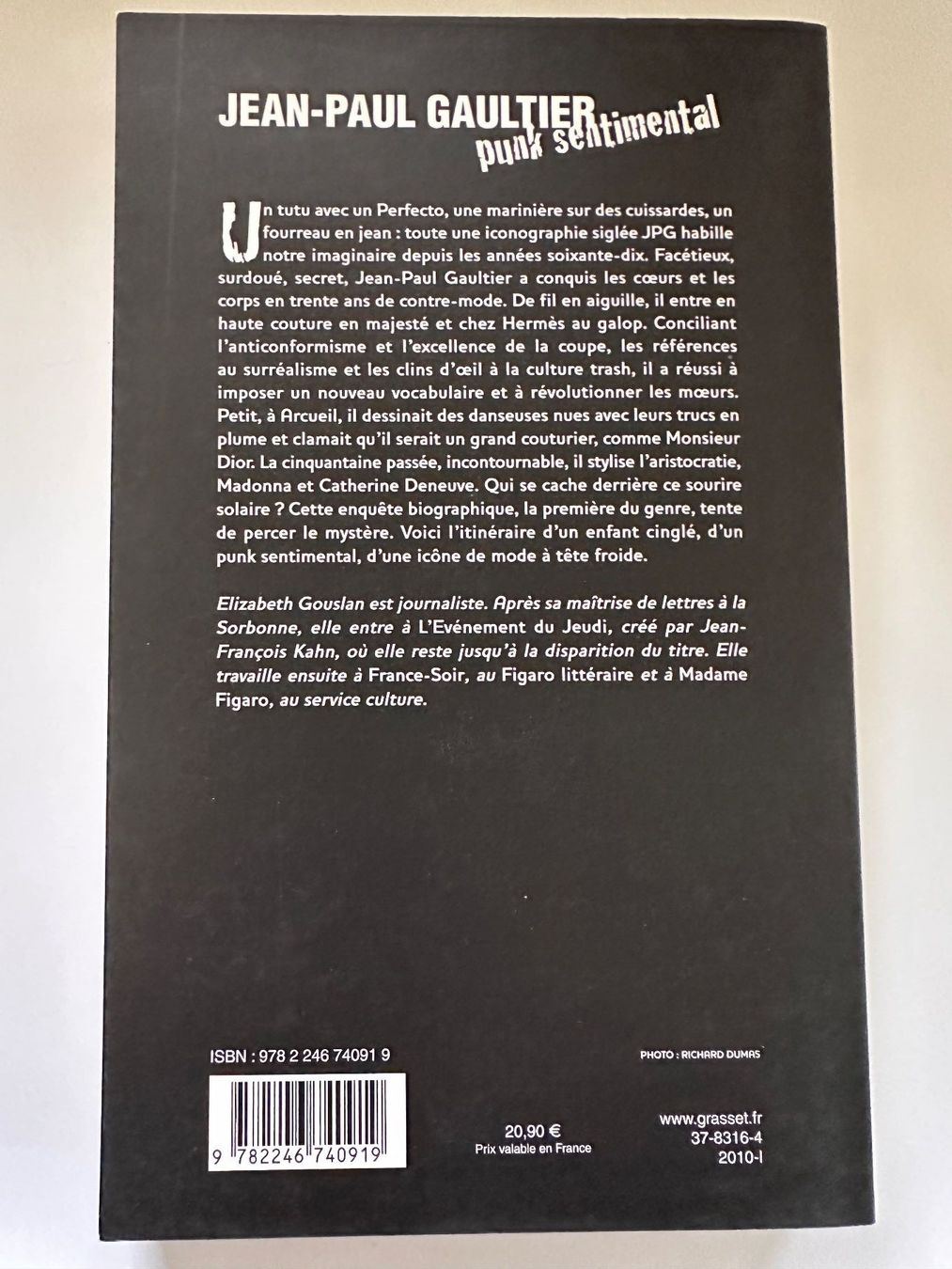 Bücher: Biographie Jean-Paul Gaultier punk sentimental – Neu (gemäss Beschreibung) aus Bouveret von seb_rjx8 1