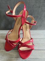 Sandales Buffalo rouges vernies chic occasion été taille 39