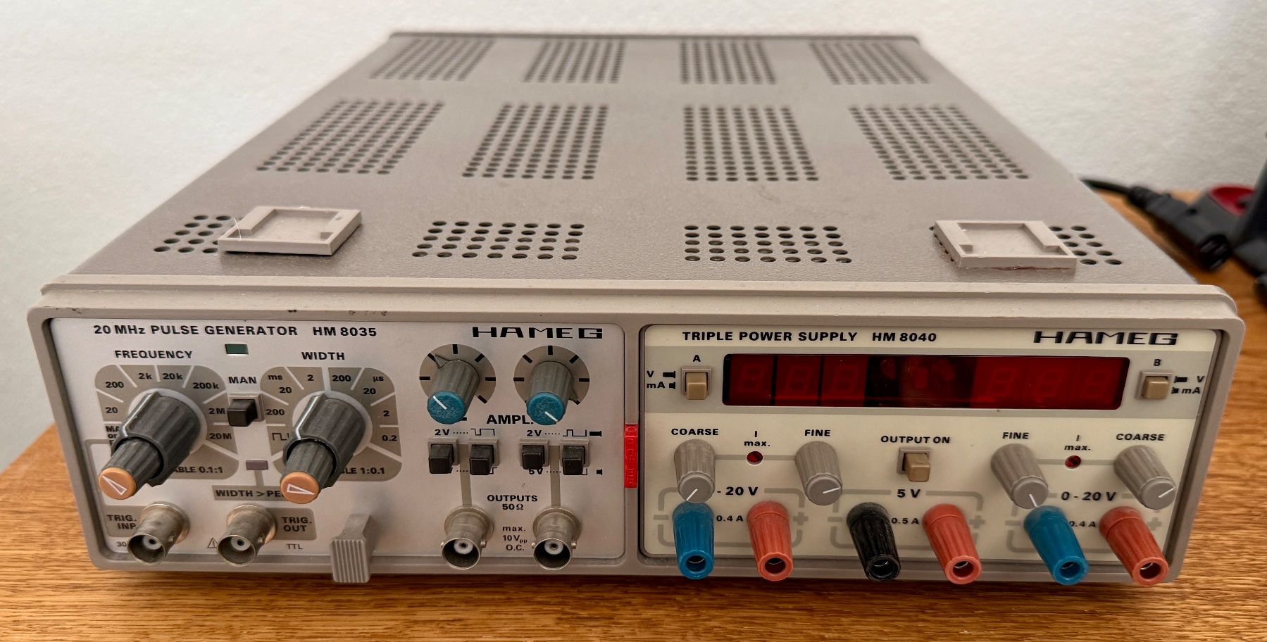 Misurare: Hameg Modular System mit Pulse Generator und Netzteil – Usato da flums venduto da mgpc28 1