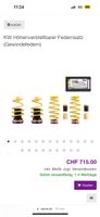 KW Gewindefedern Audi, VW, Seat, Cupra