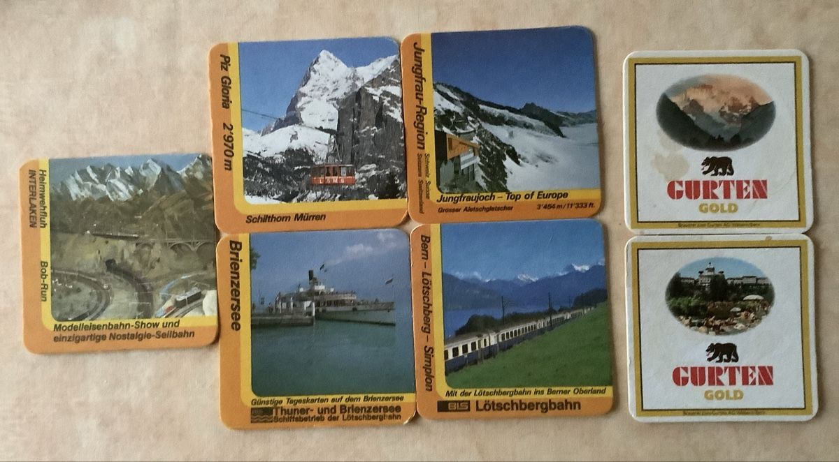 Dessous de verre: 7 Bierdeckel Kanton Bern – D'occasion à Lichtensteig par Buemo 1