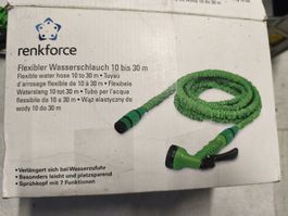 renkforce Flexibler Wasserschlauch 10-30m neuwertig