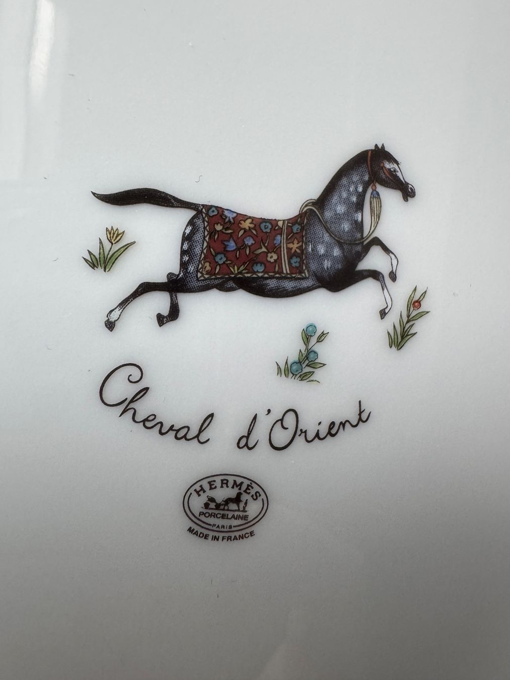 Hermès Piatti: Hermès Teller Cheval d'Orient – Nuovo (secondo la descrizione) da Lenzburg venduto da ann_bnc9 5