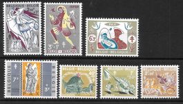 Belgien Serie 1167-1173 ** 5.12.1959
