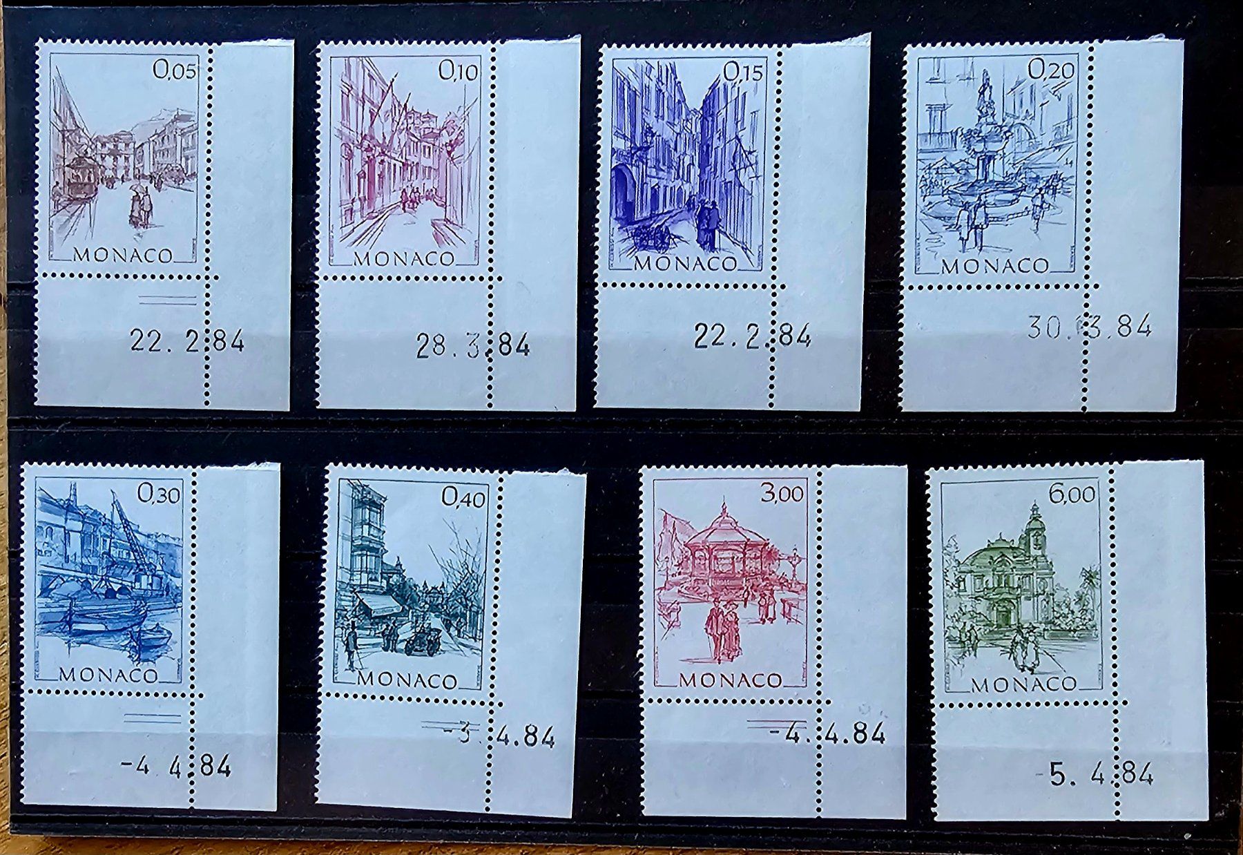 Alle Briefmarken: MONACO coins datés ** 1984 – Neu (gemäss Beschreibung) aus Les Valettes von Nuba1