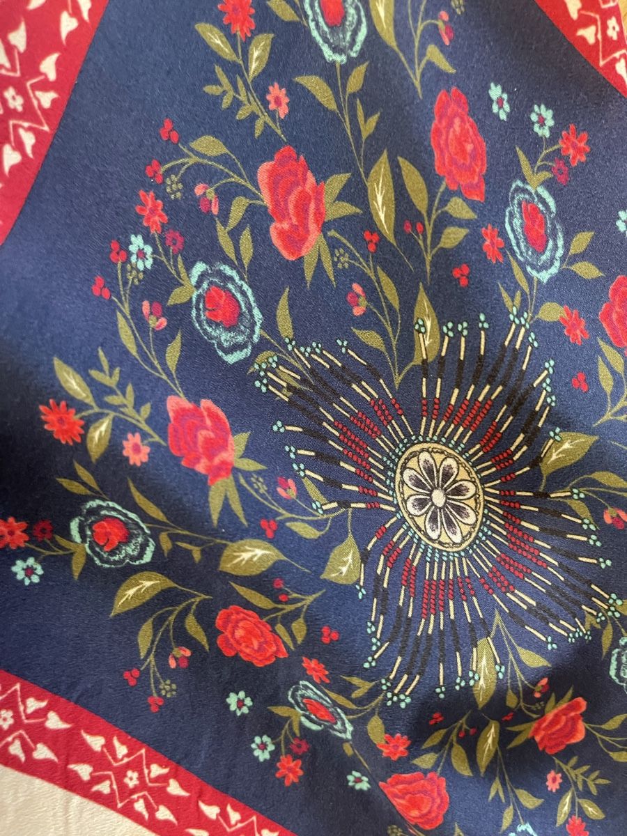 Sandro Vestiti: Sandro Paris Seidenkleid boho chic 36 – Usato da Rüschlikon venduto da leo_mwz2 5