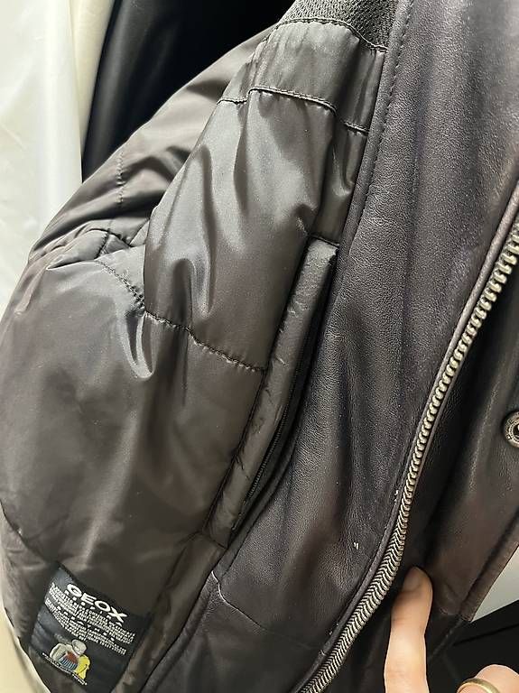 Jacken: Geox Leder Jacke respira herren – Gebraucht aus Zunzgen von TCS 3