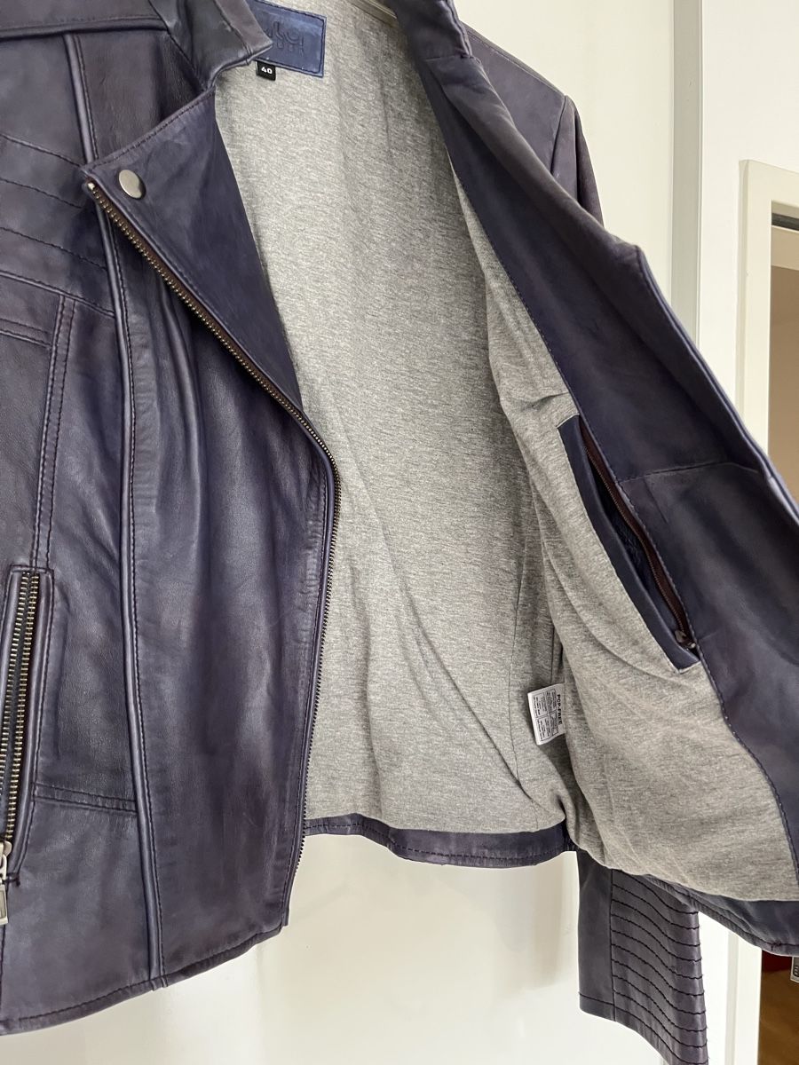 Giacche: Coole Lederjacke, Grösse 40, WIE NEU! – Usato da Basel venduto da JJ.Elena 3