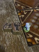 3 Stempel mit Elefanten Muster