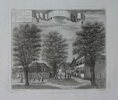 Antike Druckgrafiken – Prospecte von Batavia, 18. Jh.